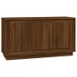 vidaXL Aparador madera contrachapada marrón roble 102x35x55 cm vidaXL Aparador madera contrachapada marrón roble 102x35x55 cm
