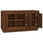 vidaXL Aparador madera contrachapada marrón roble 102x35x55 cm vidaXL Aparador madera contrachapada marrón roble 102x35x55 cm