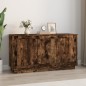 vidaXL Aparador madera contrachapada roble ahumado 102x35x55 cm