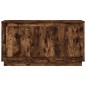 vidaXL Aparador madera contrachapada roble ahumado 102x35x55 cm