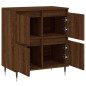 vidaXL Aparador madera contrachapada marrón roble 60x35x70 cm vidaXL Aparador madera contrachapada marrón roble 60x35x70 cm