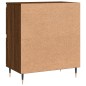 vidaXL Aparador madera contrachapada marrón roble 60x35x70 cm vidaXL Aparador madera contrachapada marrón roble 60x35x70 cm