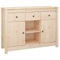vidaXL Aparador de madera maciza de pino 100x35x74,5 cm vidaXL Aparador de madera maciza de pino 100x35x74,5 cm