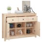 vidaXL Aparador de madera maciza de pino 100x35x74,5 cm vidaXL Aparador de madera maciza de pino 100x35x74,5 cm