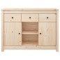 vidaXL Aparador de madera maciza de pino 100x35x74,5 cm vidaXL Aparador de madera maciza de pino 100x35x74,5 cm