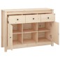 vidaXL Aparador de madera maciza de pino 100x35x74,5 cm vidaXL Aparador de madera maciza de pino 100x35x74,5 cm