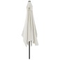 vidaXL Sombrilla rectangular blanco arena 200x300 cm vidaXL Sombrilla rectangular blanco arena 200x300 cm