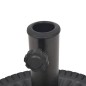 vidaXL Base de sombrilla de resina redonda negro 14 kg vidaXL Base de sombrilla de resina redonda negro 14 kg