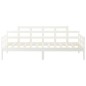 vidaXL Sofá cama madera maciza de pino blanco 90x190 cm vidaXL Sofá cama madera maciza de pino blanco 90x190 cm