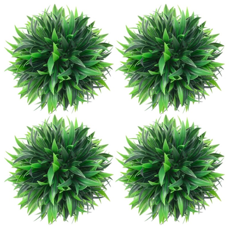vidaXL Bolas de boj artificial 4 unidades 15 cm vidaXL Bolas de boj artificial 4 unidades 15 cm