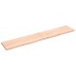 vidaXL Tablero de mesa madera maciza roble sin tratar 220x40x(2-4) cm vidaXL Tablero de mesa madera maciza roble sin tratar 220x40x(2-4) cm