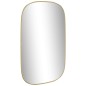 vidaXL Espejo de pared dorado 80x50 cm vidaXL Espejo de pared dorado 80x50 cm