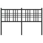vidaXL Cabecero de metal negro 140 cm vidaXL Cabecero de metal negro 140 cm
