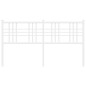 vidaXL Cabecero de metal blanco 150 cm vidaXL Cabecero de metal blanco 150 cm