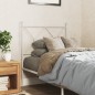 vidaXL Cabecero de metal blanco 75 cm vidaXL Cabecero de metal blanco 75 cm