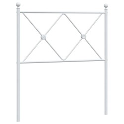 vidaXL Cabecero de metal blanco 75 cm