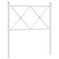 vidaXL Cabecero de metal blanco 75 cm vidaXL Cabecero de metal blanco 75 cm