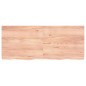 vidaXL Tablero mesa madera roble tratada marrón claro 120x50x(2-4) cm vidaXL Tablero mesa madera roble tratada marrón claro 120x50x(2-4) cm