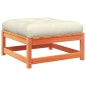 vidaXL Set de sofás jardín 6 pzas con cojines madera pino marrón cera vidaXL Set de sofás jardín 6 pzas con cojines madera pino marrón cera