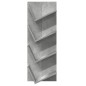 vidaXL Estantería de pared 4 niveles gris hormigón 33x16x90 cm vidaXL Estantería de pared 4 niveles gris hormigón 33x16x90 cm