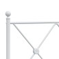 vidaXL Cabecero de metal blanco 200 cm vidaXL Cabecero de metal blanco 200 cm