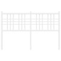 vidaXL Cabecero de metal blanco 137 cm vidaXL Cabecero de metal blanco 137 cm