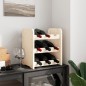 vidaXL Botellero de madera maciza de pino 33x25x37 cm vidaXL Botellero de madera maciza de pino 33x25x37 cm