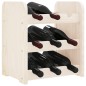vidaXL Botellero de madera maciza de pino 33x25x37 cm vidaXL Botellero de madera maciza de pino 33x25x37 cm