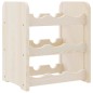 vidaXL Botellero de madera maciza de pino 33x25x37 cm vidaXL Botellero de madera maciza de pino 33x25x37 cm