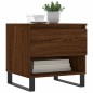 vidaXL Mesa de centro madera de ingeniería roble marrón 50x46x50 cm