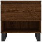 vidaXL Mesa de centro madera de ingeniería roble marrón 50x46x50 cm