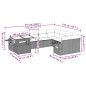 vidaXL Set de sofás de jardín 10 pzas cojines ratán sintético negro vidaXL Set de sofás de jardín 10 pzas cojines ratán sintético negro