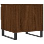 vidaXL Mesa de centro madera de ingeniería roble marrón 50x46x50 cm