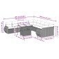 vidaXL Set de sofás de jardín 11 pzas y cojines ratán sintético negro vidaXL Set de sofás de jardín 11 pzas y cojines ratán sintético negro