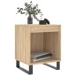 vidaXL Mesitas noche 2 uds madera ingeniería roble Sonoma 40x35x50 cm