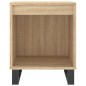 vidaXL Mesitas noche 2 uds madera ingeniería roble Sonoma 40x35x50 cm