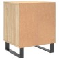 vidaXL Mesitas noche 2 uds madera ingeniería roble Sonoma 40x35x50 cm