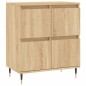 vidaXL Aparadores 3 uds madera contrachapada color roble sonoma vidaXL Aparadores 3 uds madera contrachapada color roble sonoma
