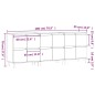 vidaXL Aparadores 3 uds madera contrachapada color roble sonoma vidaXL Aparadores 3 uds madera contrachapada color roble sonoma