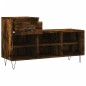 vidaXL Mueble zapatero madera contrachapada roble ahumado 102x36x60 cm vidaXL Mueble zapatero madera contrachapada roble ahumado 102x36x60 cm