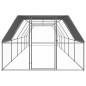 vidaXL Jaula gallinero de exterior de acero galvanizado 3x12x2 m vidaXL Jaula gallinero de exterior de acero galvanizado 3x12x2 m