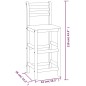 vidaXL Taburetes de barra de cocina 8 unidades madera maciza acacia vidaXL Taburetes de barra de cocina 8 unidades madera maciza acacia