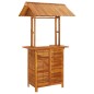 vidaXL Juego muebles de bar de jardín 5 piezas madera maciza de acacia vidaXL Juego muebles de bar de jardín 5 piezas madera maciza de acacia