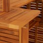 vidaXL Juego muebles de bar de jardín 5 piezas madera maciza de acacia vidaXL Juego muebles de bar de jardín 5 piezas madera maciza de acacia