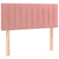 vidaXL Cama box spring colchón y LED terciopelo rosa 80x200 cm vidaXL Cama box spring colchón y LED terciopelo rosa 80x200 cm
