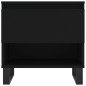 vidaXL Mesas de centro 2 uds madera de ingeniería negro 50x46x50 cm vidaXL Mesas de centro 2 uds madera de ingeniería negro 50x46x50 cm