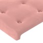 vidaXL Cama box spring colchón y LED terciopelo rosa 80x200 cm vidaXL Cama box spring colchón y LED terciopelo rosa 80x200 cm