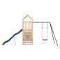 vidaXL Parque infantil de exterior madera maciza de pino vidaXL Parque infantil de exterior madera maciza de pino