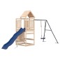 vidaXL Parque infantil de exterior madera maciza de pino vidaXL Parque infantil de exterior madera maciza de pino