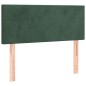 vidaXL Cama box spring con colchón terciopelo verde oscuro 80x200 cm vidaXL Cama box spring con colchón terciopelo verde oscuro 80x200 cm
